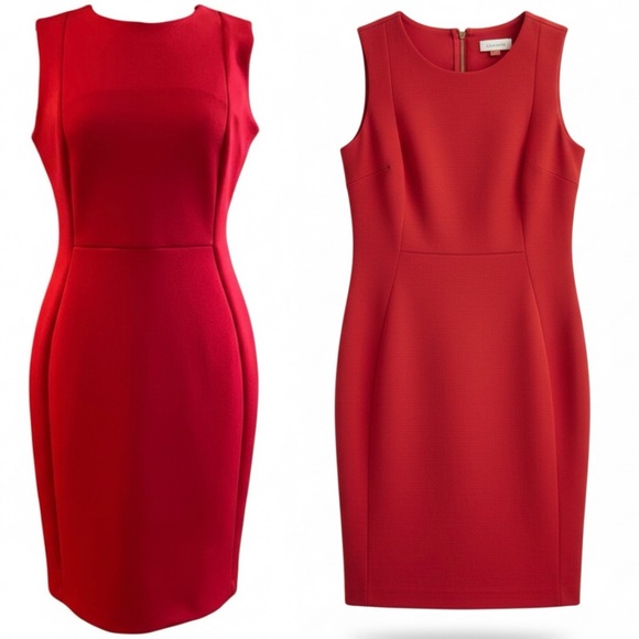 Ladies Calvin Klein Ted Sheath Dress Size 4 or 6 or 8 NWT - Picture 2 of 8